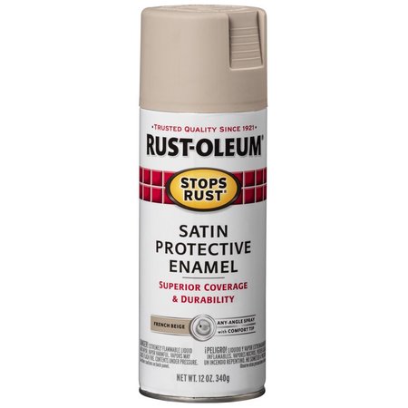 Stops Rust Satin Beige, satin, 12 oz 276271